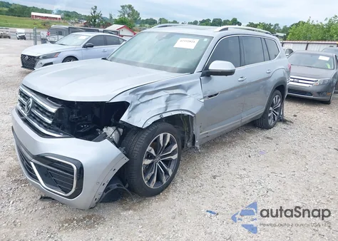 2023 Volkswagen Atlas 3.6L V6 Sel Premium R-Line from USA, damaged, VIN 1V2FR2CA1PC504371